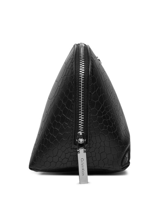 Calvin Klein Calvin Klein Pochette per cosmetici Ck Daily Cosmetic Pouch_Croco K60K612640 Nero