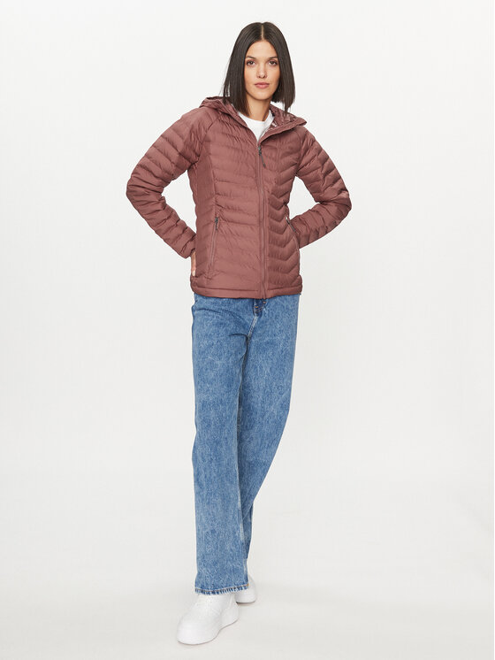 Columbia Columbia Prijelazna jakna Powder Lite™ Hooded Jacket Ružičasta Regular Fit