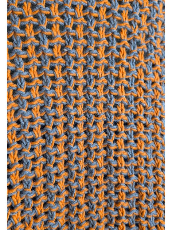 FIGL FIGL Kardigan M1277 Pomarańczowy Regular Fit