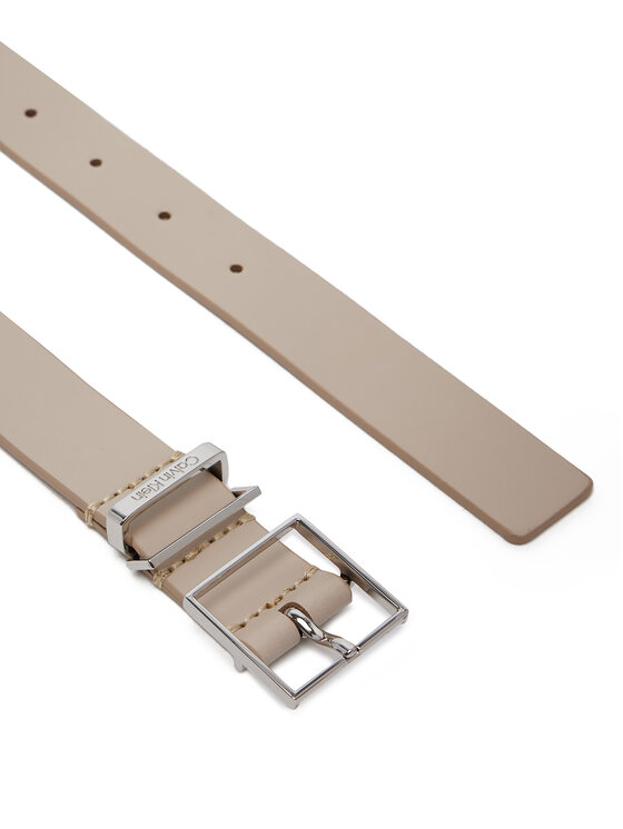 Calvin Klein Calvin Klein Naiste püksirihm Branded Loop Square Belt 2.5 K60K612866 Beež