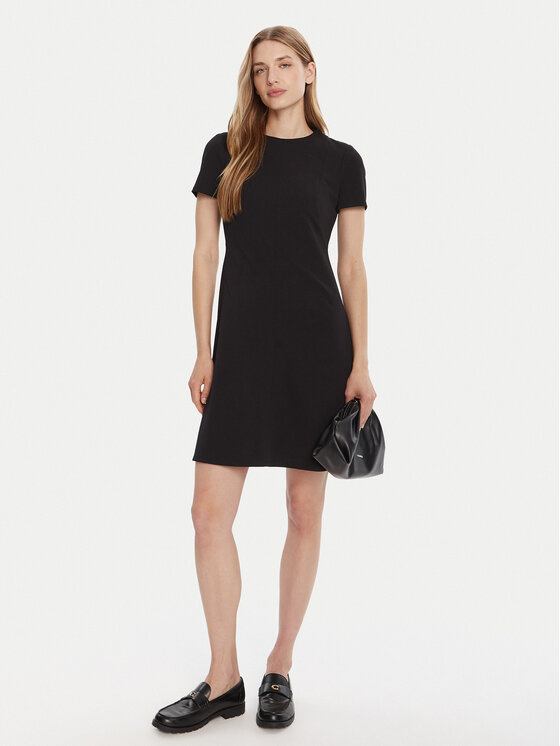 Calvin Klein Calvin Klein Koktel haljina LV044C064G Crna Slim Fit