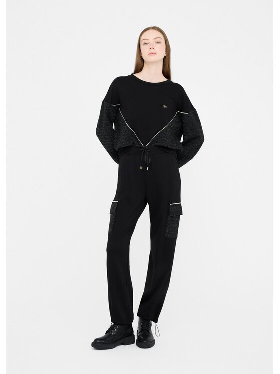 Liu Jo Liu Jo Felpa TF5158FS32109Z49 Nero Regular Fit