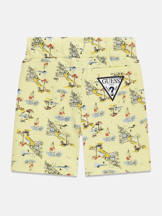 Guess Kids Guess Kids Spodnie materiałowe 181721 Kolorowy Regular Fit