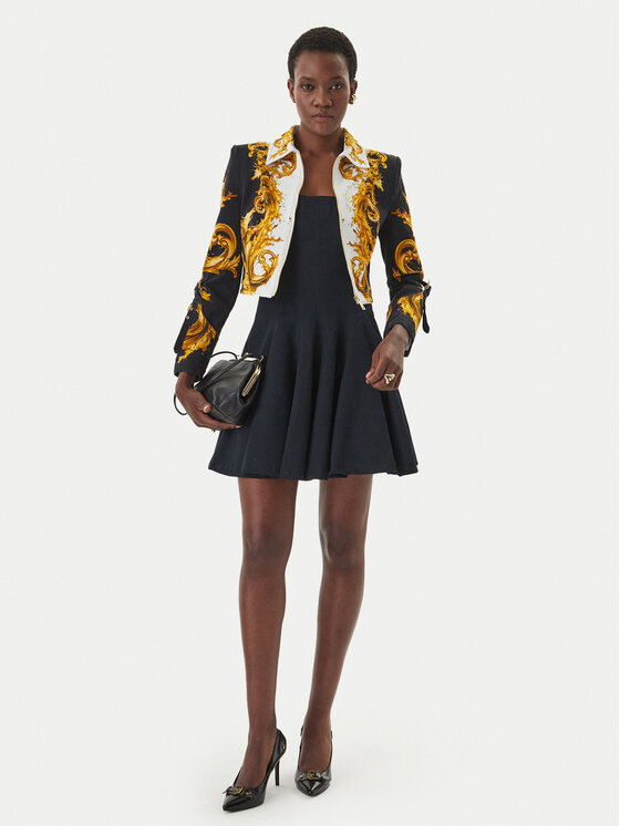 Versace Jeans Couture Versace Jeans Couture Шкіряна куртка 80HAVP00 CP009 Чорний Loose Fit