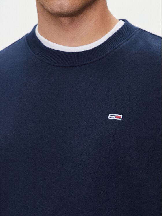 Tommy Jeans Tommy Jeans Felpa Flag DM0DM20496 Blu scuro Regular Fit