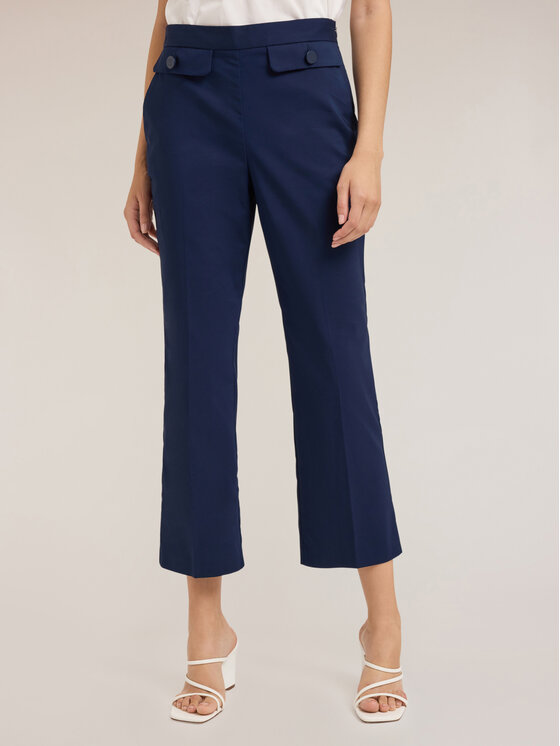 Motivi Motivi Spodnie materiałowe P036Q104342N034 Niebieski Flare Fit