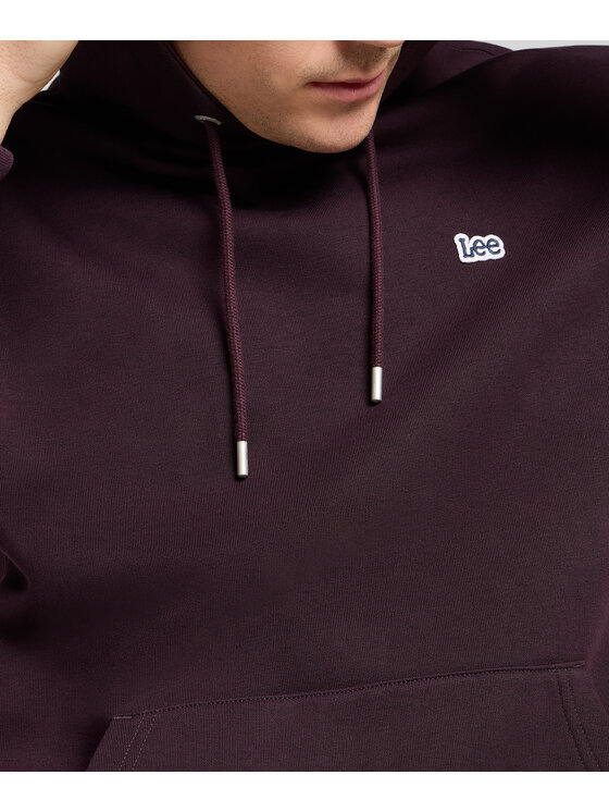 Lee Lee Felpa 112371837 Bordeaux Regular Fit