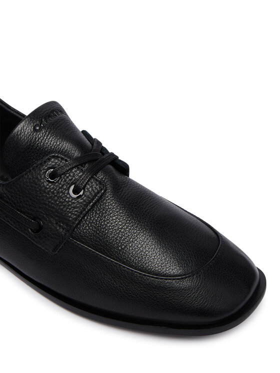 Calvin Klein Calvin Klein Обувки Ess Boatshoe Lth HW0HW03116 Черен