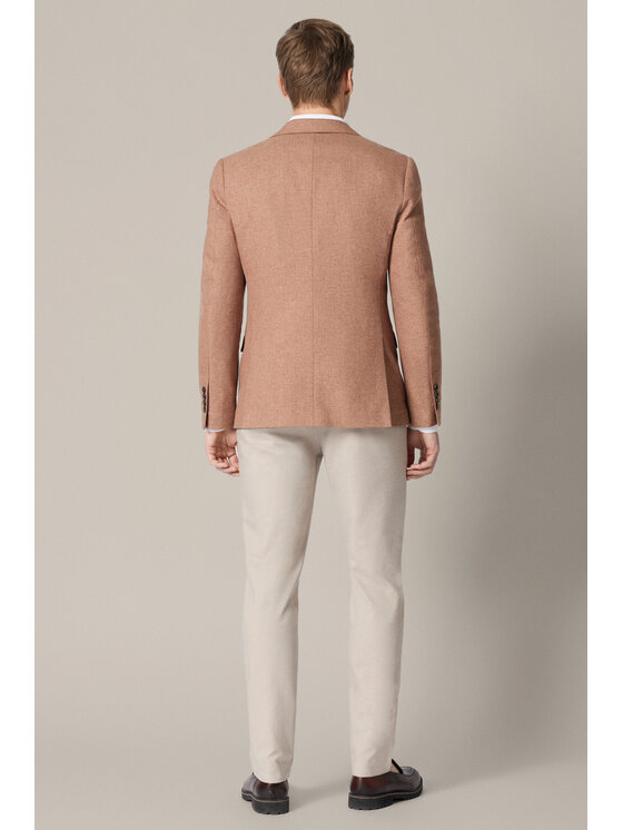 Lancerto Lancerto Marynarka Sondalo MA131126000001 Brązowy Regular Fit