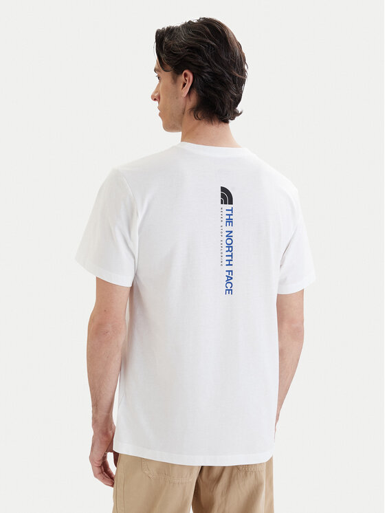 The North Face The North Face T-krekls Vertical NF0A8GV1 Balts Regular Fit