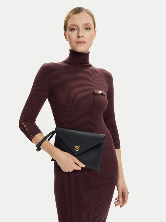 PINKO PINKO Soma Flat Purse Handle AI 25-26 PCPL104820 A0F1 Melns