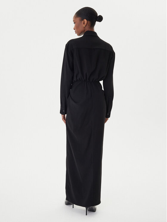 Eleh Eleh Sukienka wieczorowa EFW250275 Czarny Regular Fit