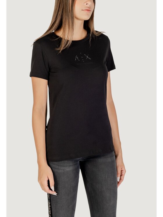 Armani Exchange Armani Exchange T-Shirt XW001459 AF10356 Czarny Casual Fit