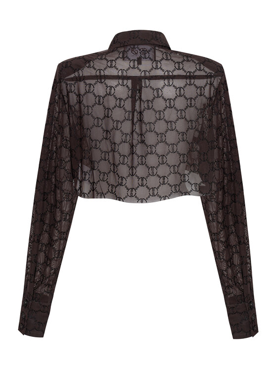 Magda Matyja Magda Matyja Koszula ROSALIA SHIRT Brązowy Straight Fit