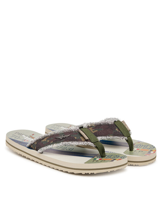 Aeronautica Militare Aeronautica Militare Flip-flops 261SC0310UCT03593 Khaki
