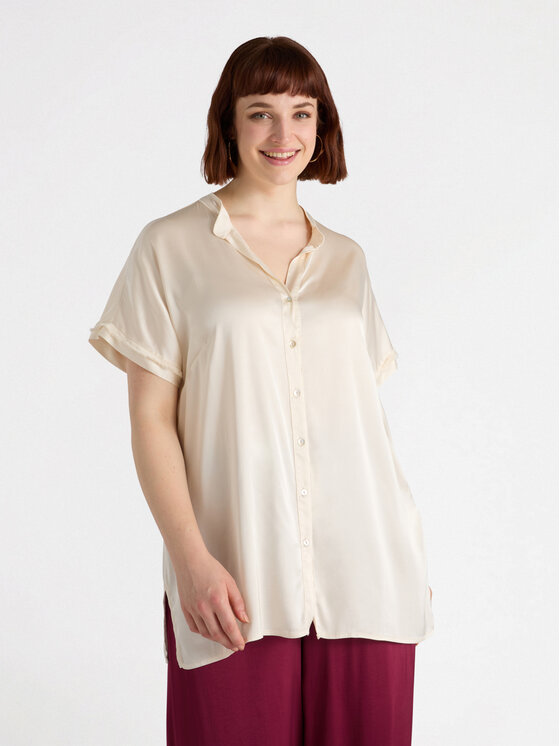Fiorella Rubino Fiorella Rubino Camicia 5002L000162N021 Écru Regular Fit