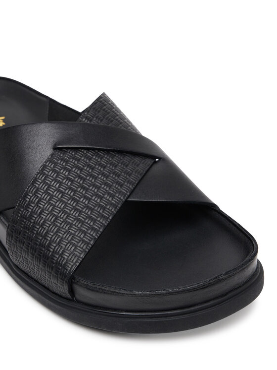 Clarks Clarks Klapki Torford Cross 26181382 Czarny