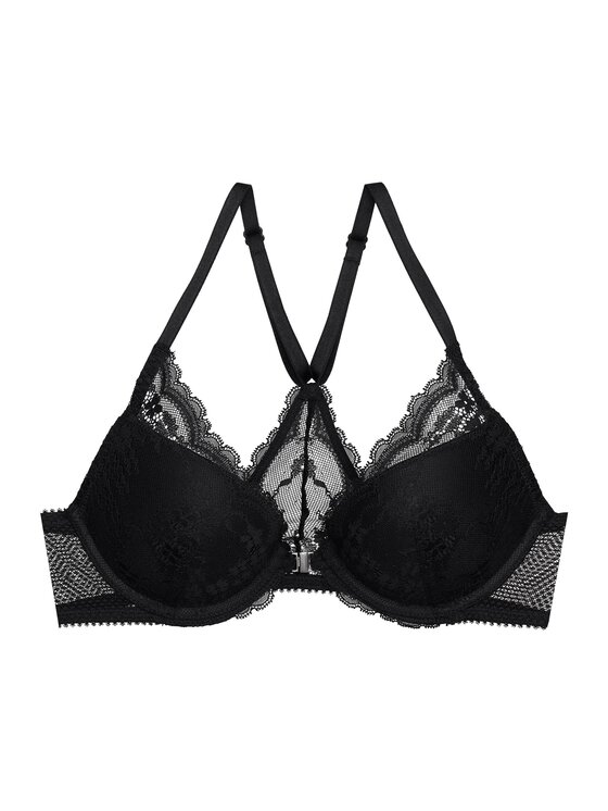 Esotiq Esotiq Biustonosz push-up 43121 Czarny