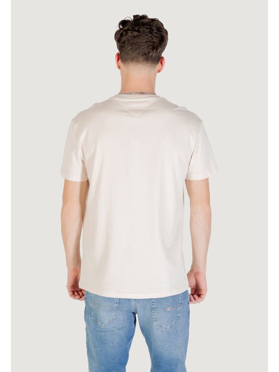 Tommy Jeans Tommy Jeans T-shirt TJM REG RWB DNA TEE Beige Casual Fit
