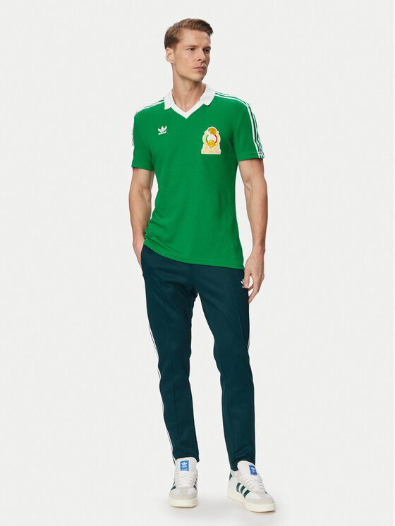 adidas adidas Φανελάκι τεχνικό Mexico Home Jersey 1986 JN3710 Πράσινο Slim Fit