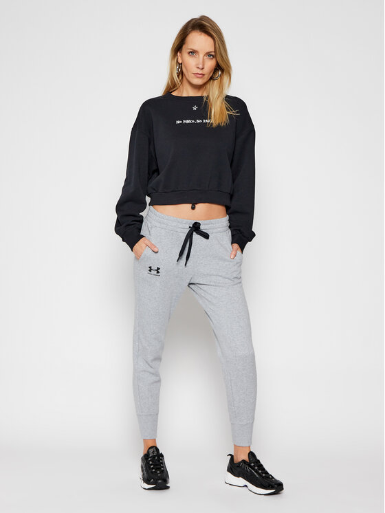 Pantalon de jogging UA rival fleece femme Gris Under Armour