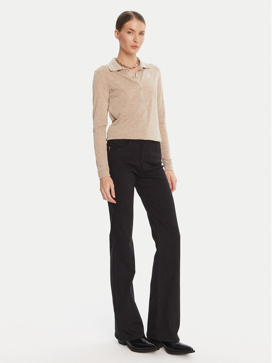 Patrizia Pepe Patrizia Pepe Traperice CP0937 DS04 K103 Crna Regular Fit