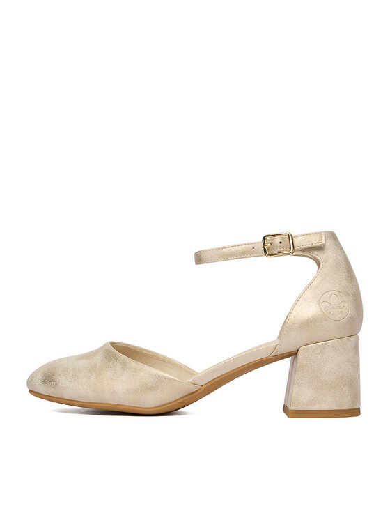 Rieker Rieker Pantofi pumps 44762-91 Auriu
