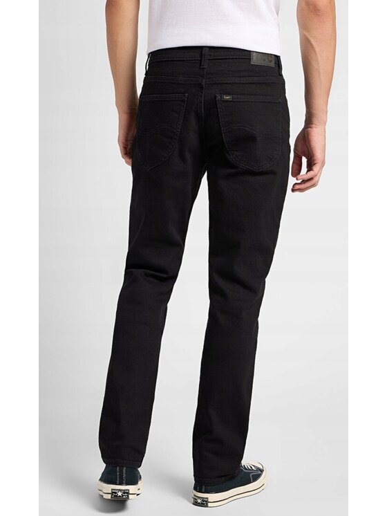 Lee Lee Jeansy Brooklyn Straight Czarny Regular Fit