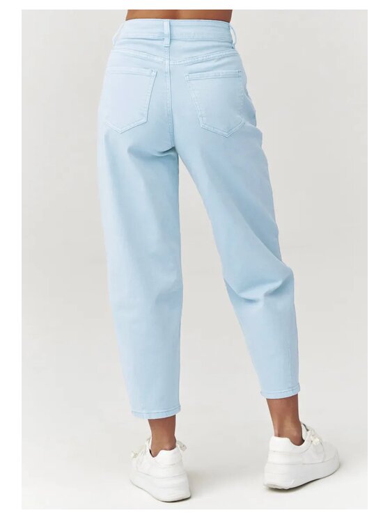 Makadamia Makadamia Jeansy C31 Niebieski Baggy Fit