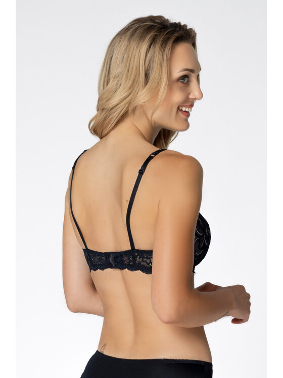Rosme Rosme Biustonosz push-up Anabell Czarny
