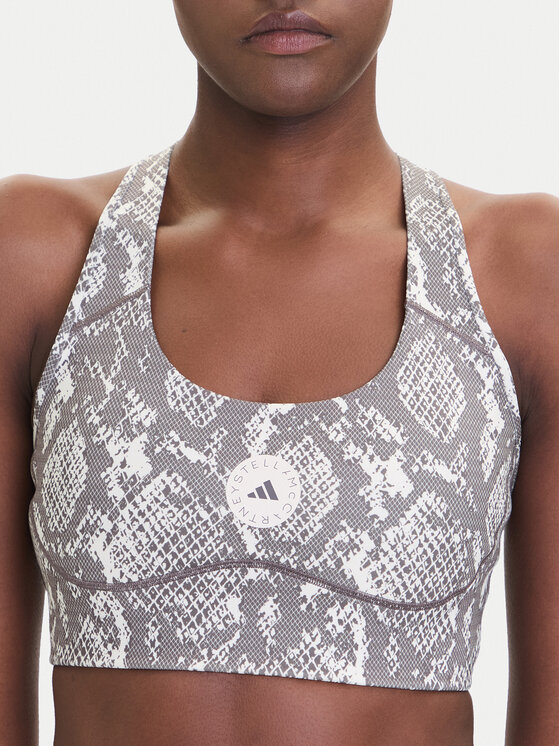 adidas by Stella McCartney adidas by Stella McCartney Спортивний бюстгальтер Power Impact JM6092 Бежевий Slim Fit