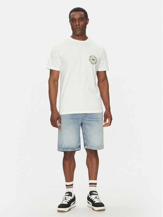 Quiksilver Quiksilver T-krekls EQYZT08036 Écru Regular Fit