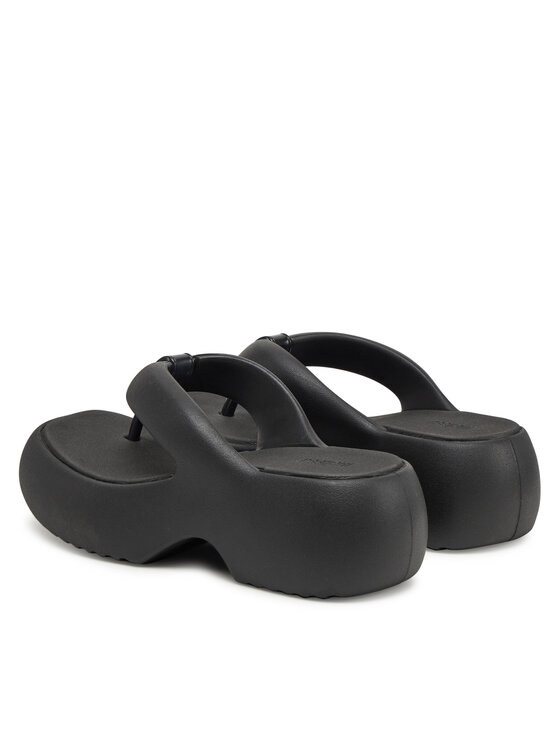 Melissa Melissa Japonki Melissa Free Fuzzy Platform Ad M 35875 Czarny