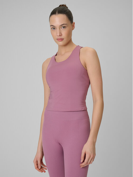 4F 4F Top MULTI ACTIVE Koralowy Slim Fit