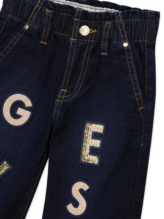 Guess Guess Džínsy K6BA02 D2167 Tmavomodrá Bootcut Fit