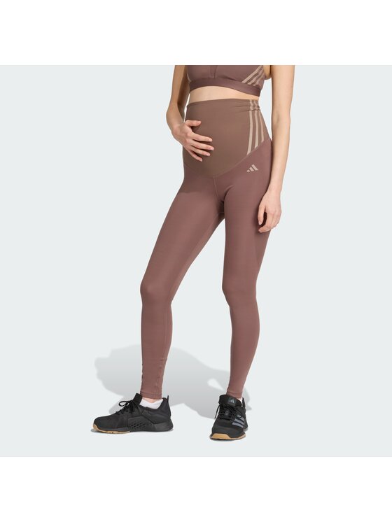 adidas Damskie Legginsy, rozmiar XL, Brązowe, 135579