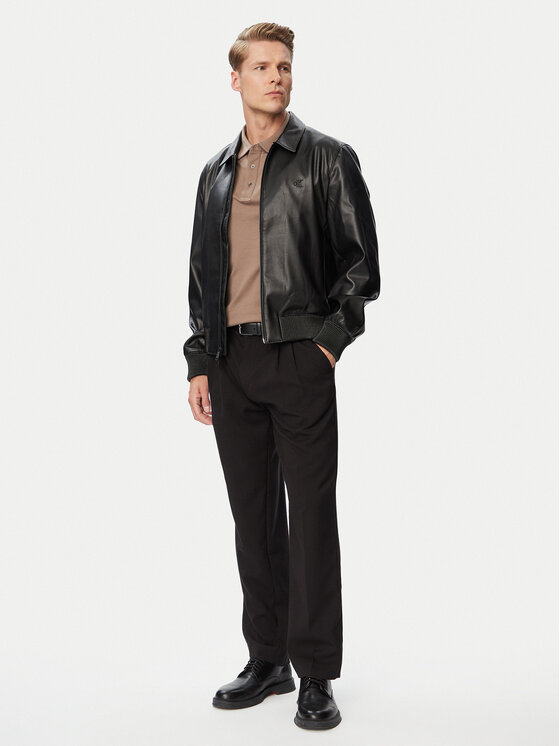 Calvin Klein Calvin Klein Giacca in similpelle LV04RG406G Nero Regular Fit