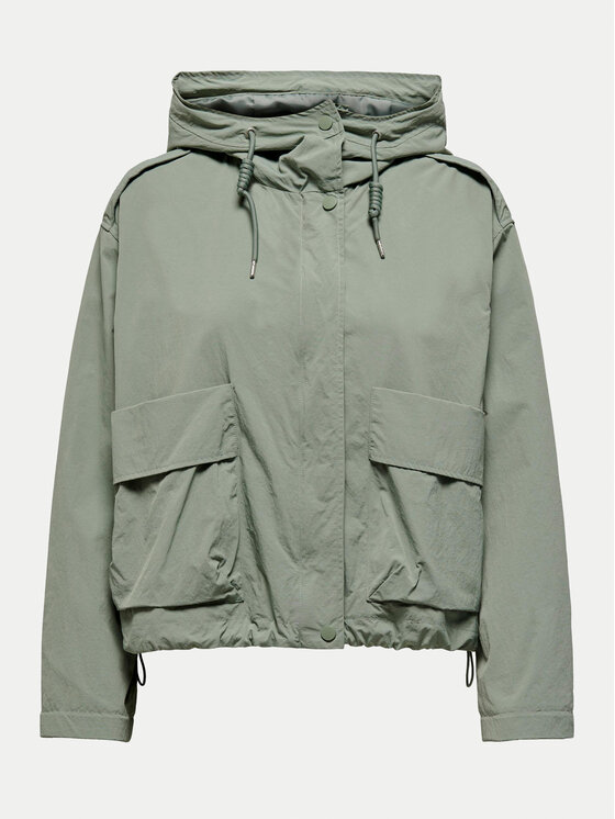 ONLY ONLY Преходно яке Mamba 15308621 Зелен Regular Fit