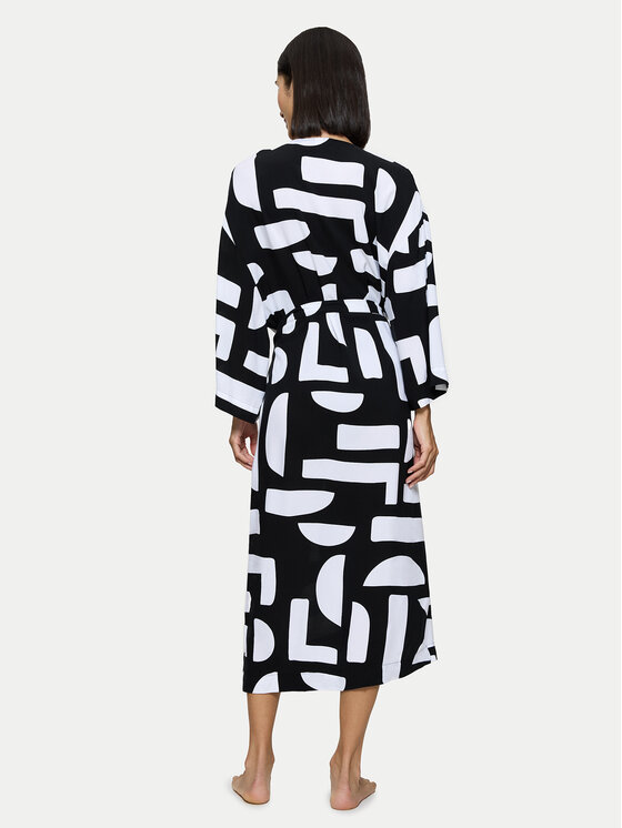 Triumph Triumph Kimono Beach MyWear 10222618 Negru Relaxed Fit