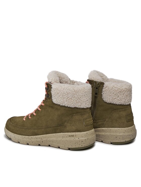 Skechers Skechers Ορειβατικά παπούτσια Glacial Ultra Woodsy 144175/OLV Πράσινο
