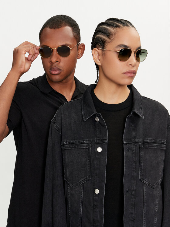 Ray-Ban Ray-Ban Sončna očala Hexagonal 0RB3548 001/BH Zlata