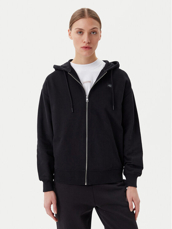 Calvin Klein Jeans Calvin Klein Jeans Pulóver J20J225367 Fekete Regular Fit