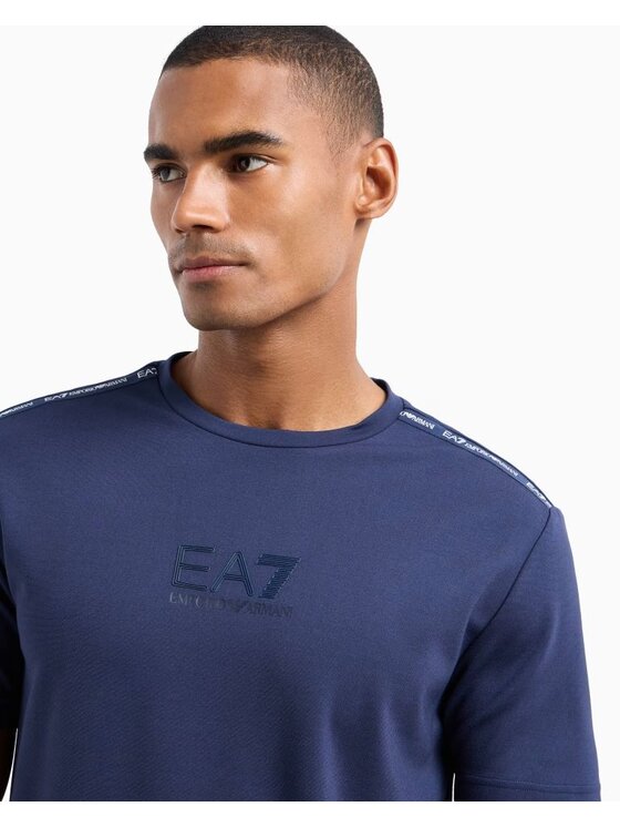 EA7 Emporio Armani EA7 Emporio Armani T-shirt 6DPT10 PJTMZ Blu Regular Fit