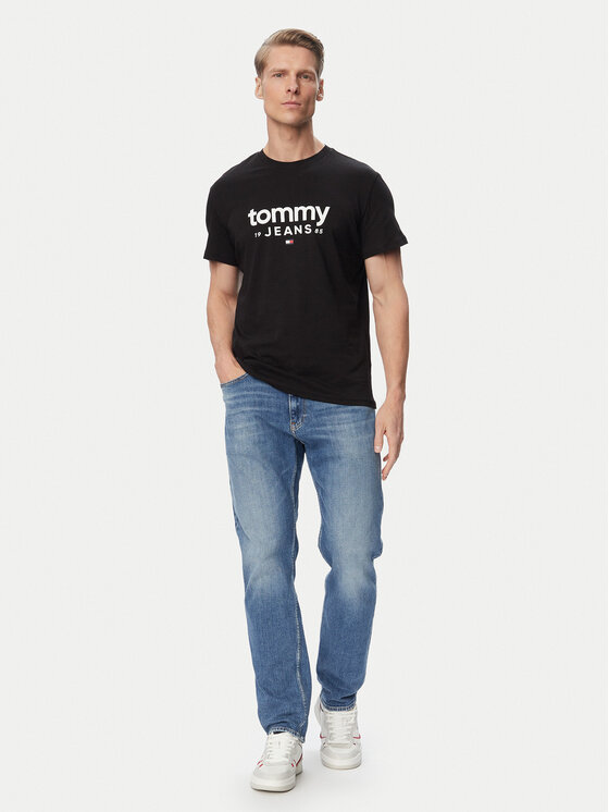 Tommy Jeans Tommy Jeans T-Shirt Graphic DM0DM23376 Μαύρο Slim Fit
