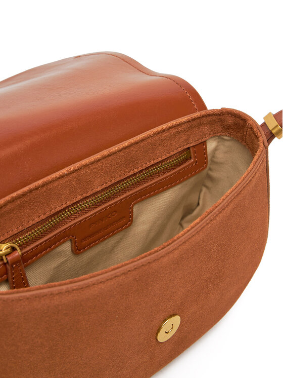 PINKO PINKO Käekott Saddle Mini PE PLTT 103831 A29N Pruun