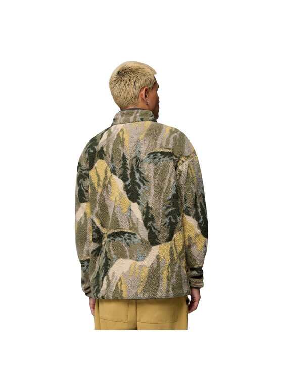 Columbia Columbia Polar Helvetia II Printed Half Snap Fleece 2098461397 Zielony Regular Fit