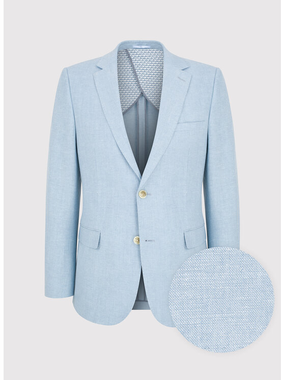 Pako Lorente Pako Lorente Marynarka P24SF-3X-020 Błękitny Slim Fit