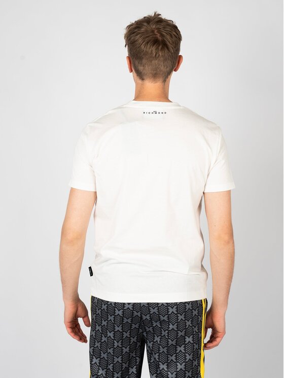 John Richmond John Richmond T-Shirt HMP25017TS Bílá Regular Fit