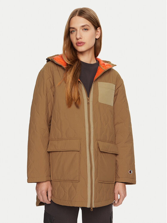 Champion Champion Kurtka puchowa 117573 Beżowy Custom Fit