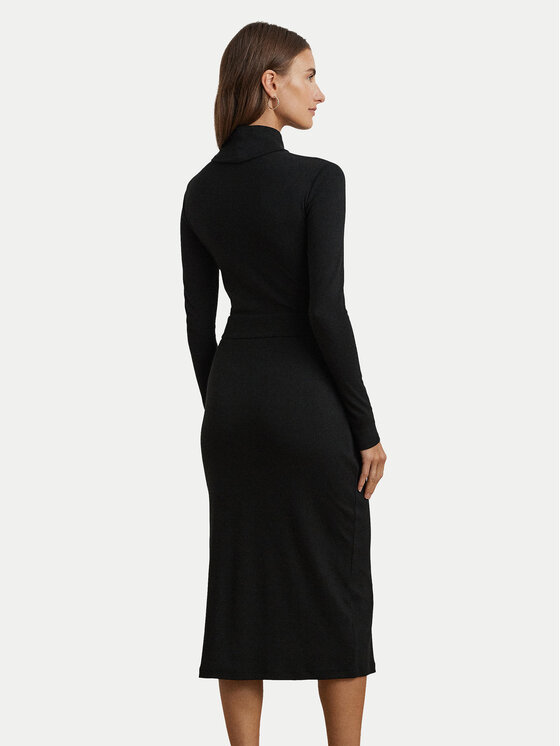 LAUREN RALPH LAUREN LAUREN RALPH LAUREN Sukienka dzianinowa 250951822001 Czarny Slim Fit